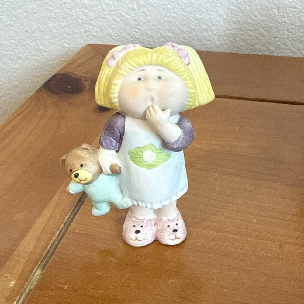 Vintage 1980's Cabbage Patch Porcelain Figurine‎ Lot-4